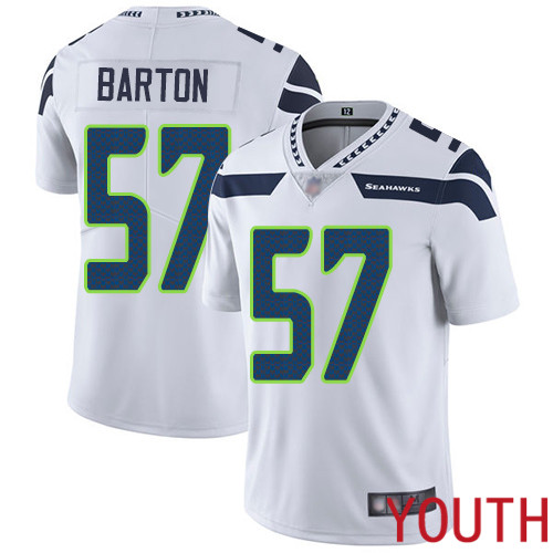 Seattle Seahawks Limited White Youth Cody Barton Road Jersey NFL Football #57 Vapor Untouchable